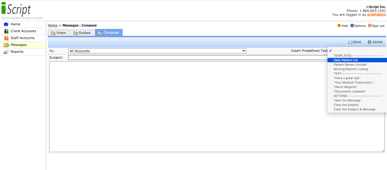 Scriptase ONE — Audit Log